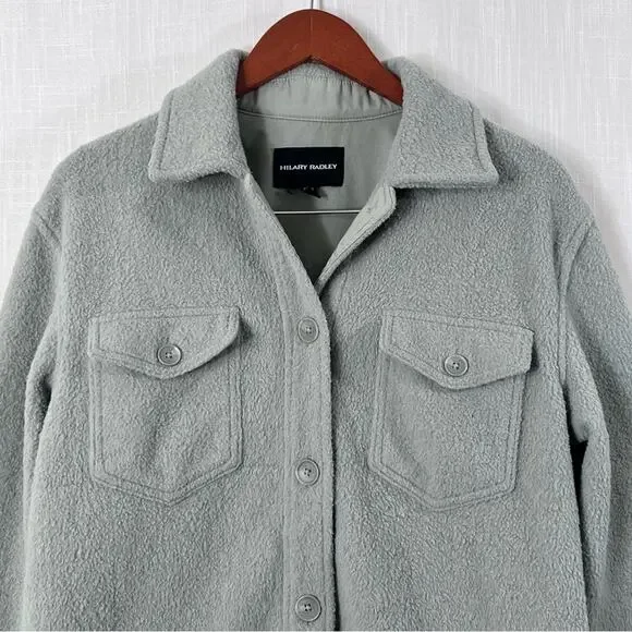 Hilary Radley Heavyweight Shirt Jacket Shacket Coat Size S - Picture 2 of 10
